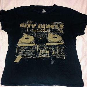Gap Men’s Vintage XL Black Print T-Shirt